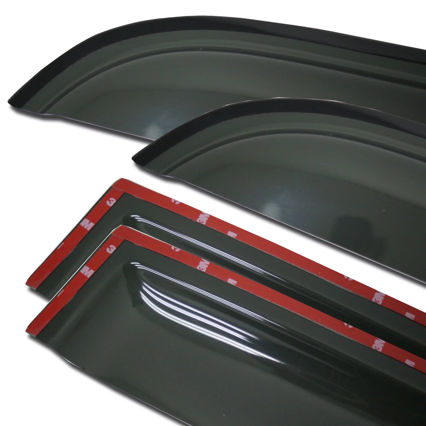 TuningPros WV2M-522 Outside Mount 2.0mm Window Visor Deflector 4 Pcs Sizeet For 2008-2011 Sizeubaru Outback Sizeport