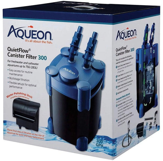 Aqueon [Aquarium, Filters Canister (External)] Aqueon QuietFlow Canister Filter 300