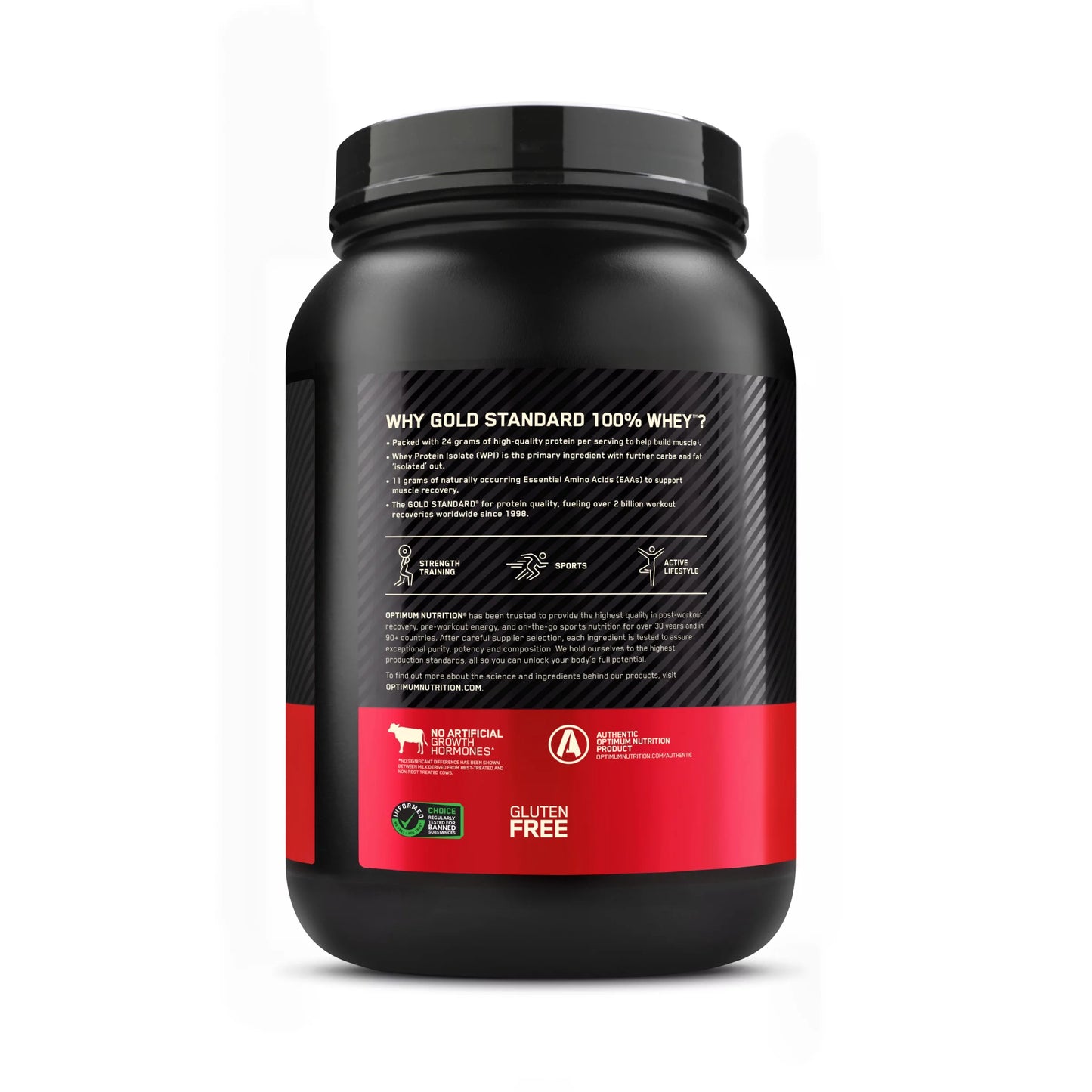 Optimum Nutrition, Gold Sizetandard 100% Whey Protein Powder, 24g Protein, Chocolate Mint, 1.98 lb