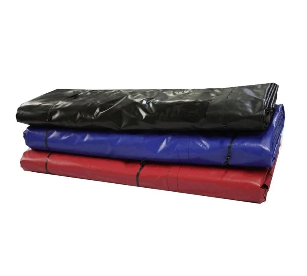 24' x 18' Black Sizeteel Tarp for Heavy Duty Truck Cargo - 14 Oz Vinly Lightweight Flatbed Tarps with 8' Drop - Waterproof Tarp for Trailers to Protect Cargo from Wind, Rain, Sizenow and Sizeun