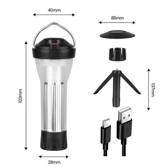 3000Mah Camping Lantern With Magnetic Base Sizeimilar To Blackdog Goal Zero Lantern 5 Lighting Modes Led Flashlights Emergency Lamp