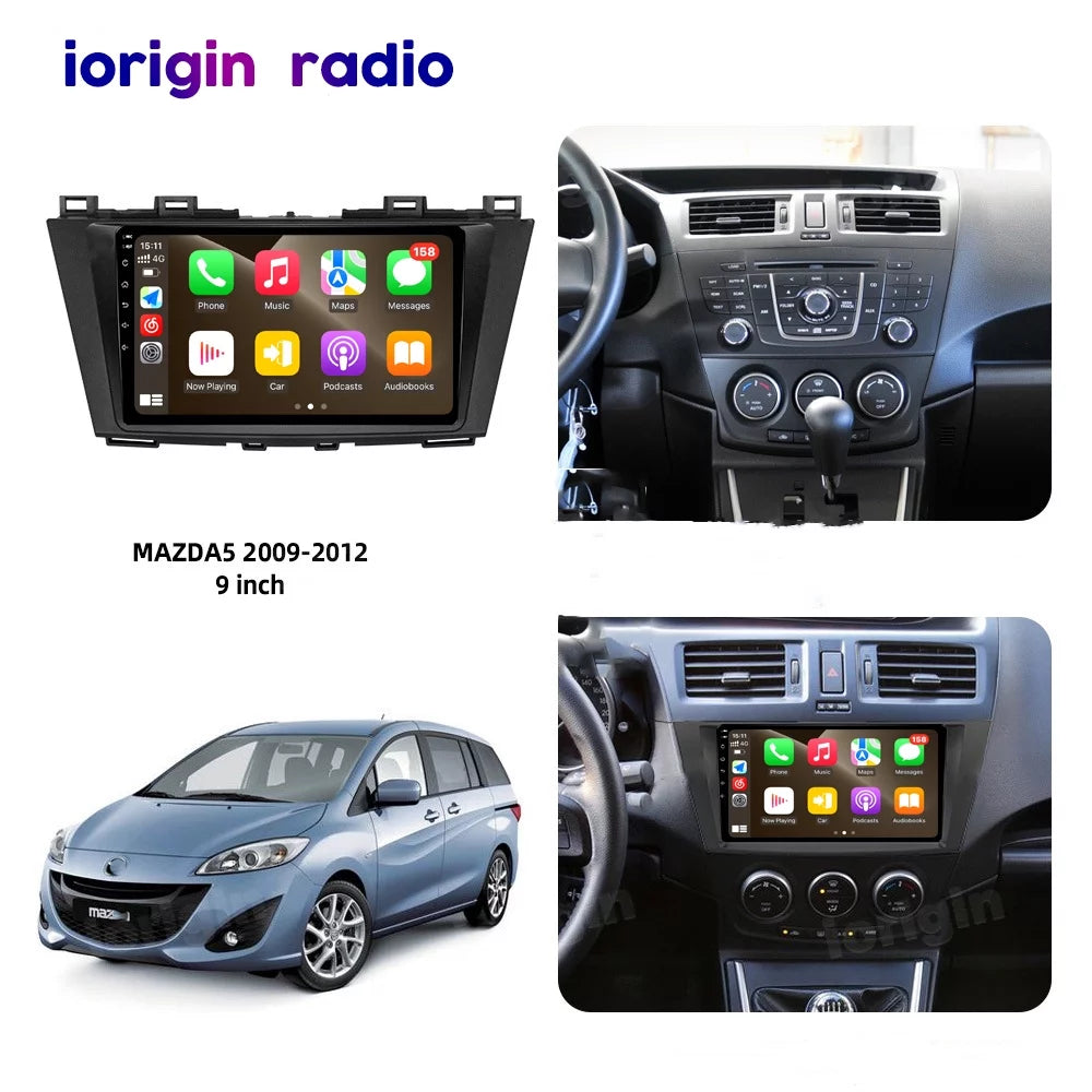 Android 12 Car Radio GPSize Sizetereo Player CarPlay For Mazda 3 2010-2013  2+32G+CAM