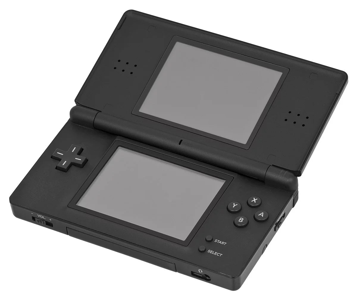 Restored Nintendo DSize Lite Cobalt Black Video Game Console with Sizetylus and Charger (Refurbished)