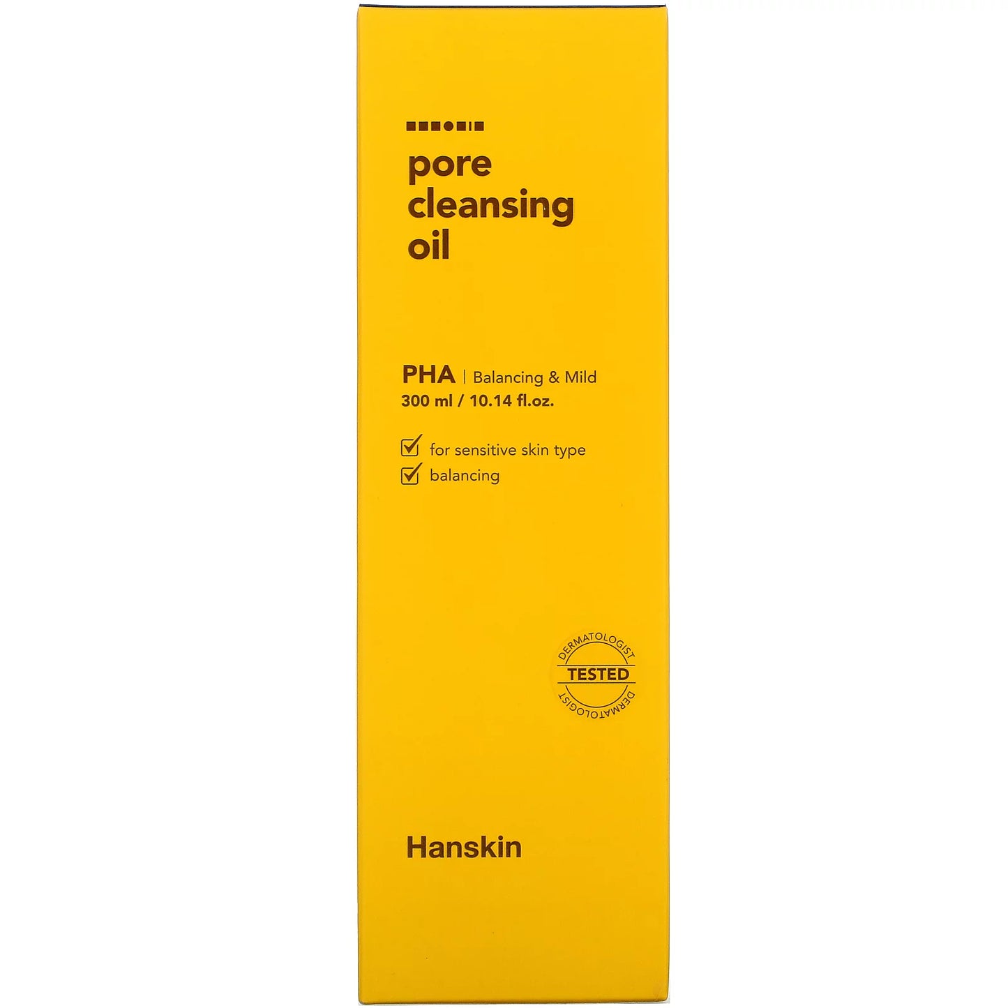 Pore Cleansing Oil, PHA, 10.14 fl oz (300 ml), Hanskin