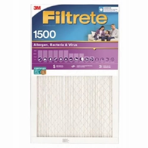 3M Filtrete 2010-4 Purple 12" x 12" x 1" MPR 1500 3 Month Air Filter - Quantity of 4