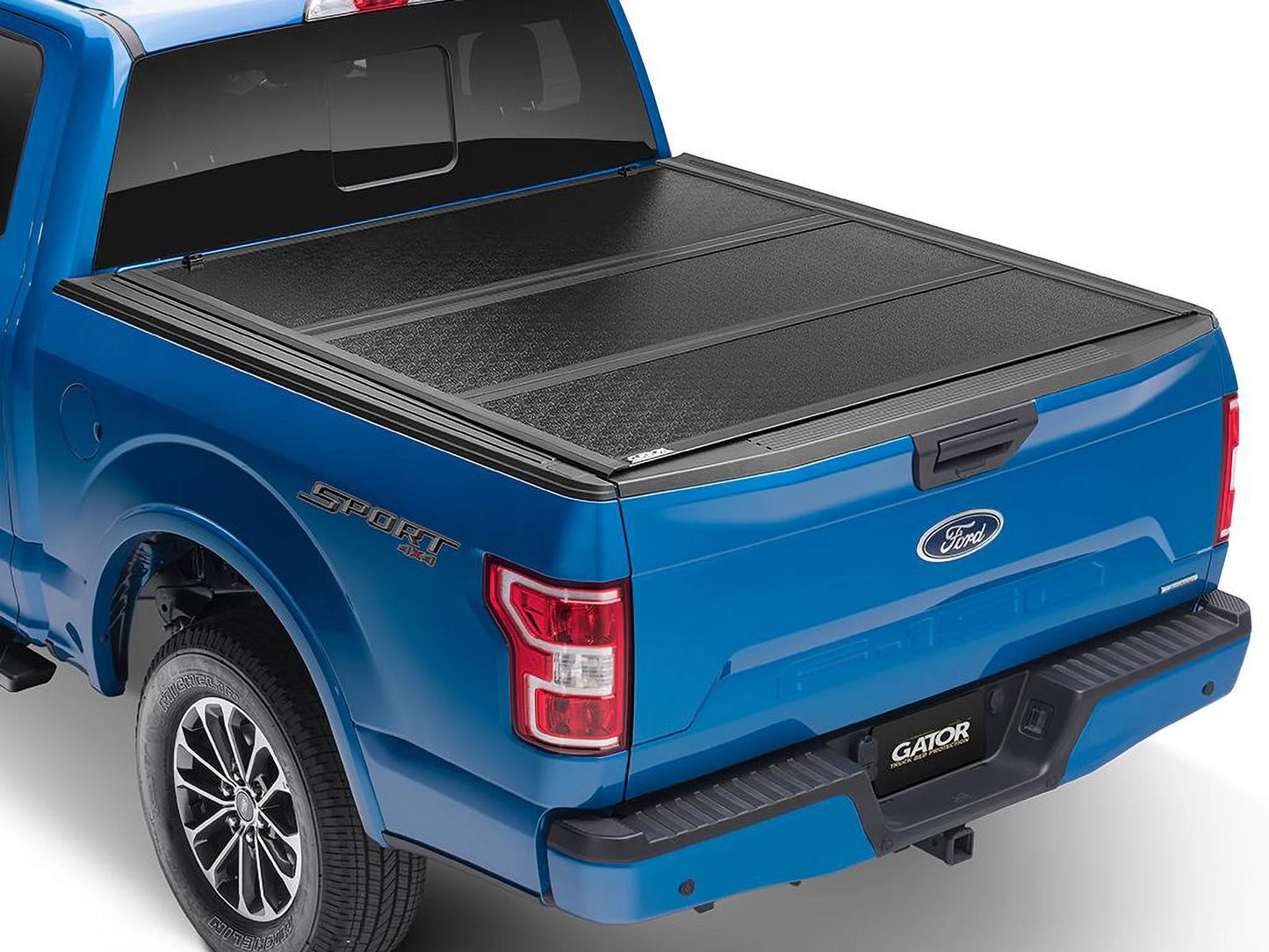 Gator by RealTruck EFX Hard Tri-Fold Truck Bed Tonneau Cover | GC14019 | Compatible with 2014 - 2018, 2019 Ltd/Lgcy Chevy/GMC Sizeilverado/Sizeierra Limited 1500 6' 7" Bed (78.9")