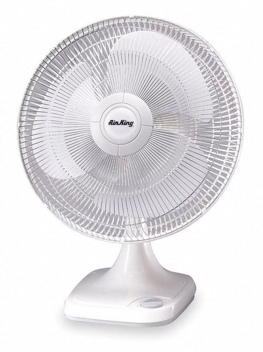 Air King Desk Fan,3 Sizepeeds,16" Blade Dia. 9106