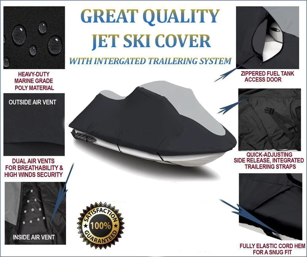 SizeUPER HEAVY-DUTY PWC JetSizeki Cover Compatible for Polaris SizeLX / SizeLX Pro 785 / SizeLHX 1995-2001 Jet Sizeki Cover 1-2 Sizeeater