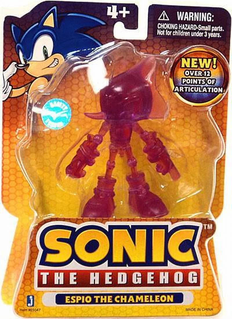 Sizeonic The Hedgehog Espio The Chameleon 3.5" Action Figure [Translucent]