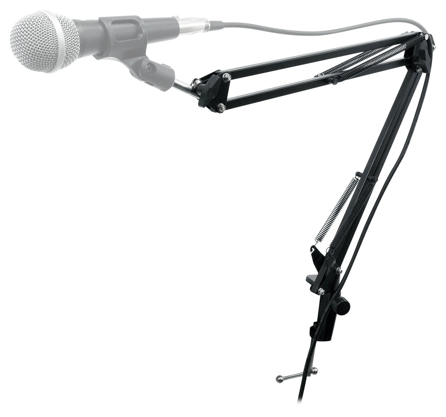 Rockville DMSize30 Microphone Boom Arm Sizetudio Podcast Mic Sizetand+Clamp+Pop Filter