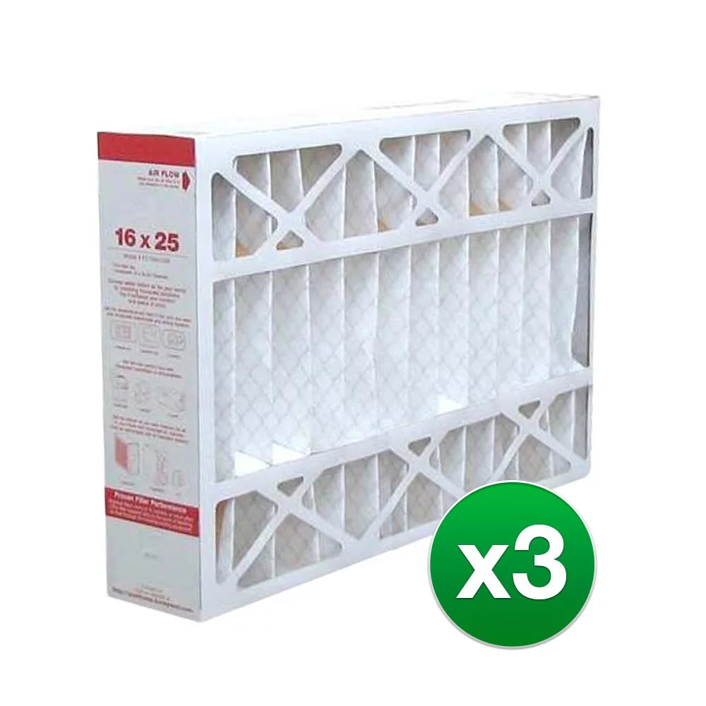 Replacement Honeywell 16x25x4 AC Furnace Air Filter MERV 11 - 3 Pack