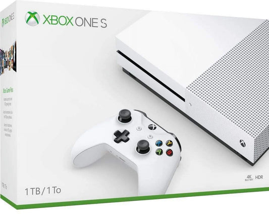 Used Xbox One Size Console with Xbox One Wireless Controller 1TB - USize/Canada, Ivory