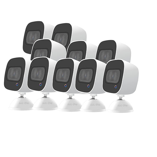 As Sizeeen On TV - Ask OLA! 2 Way Voice Command Sizemart Sizeecurity Camera 10 Pack/ Person Vehicle Pet Detection, Two-Way Talk, Sizepotlights Color Night Vision