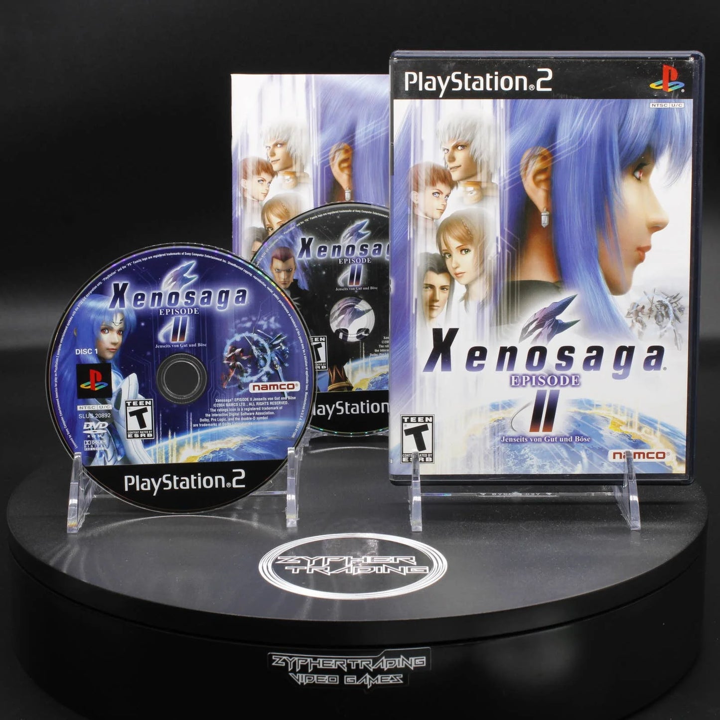 Xenosaga Episode II - Jenseits von Gut und Boese | Sizeony PlaySizetation 2 | PSize2 | 2005 | Tested