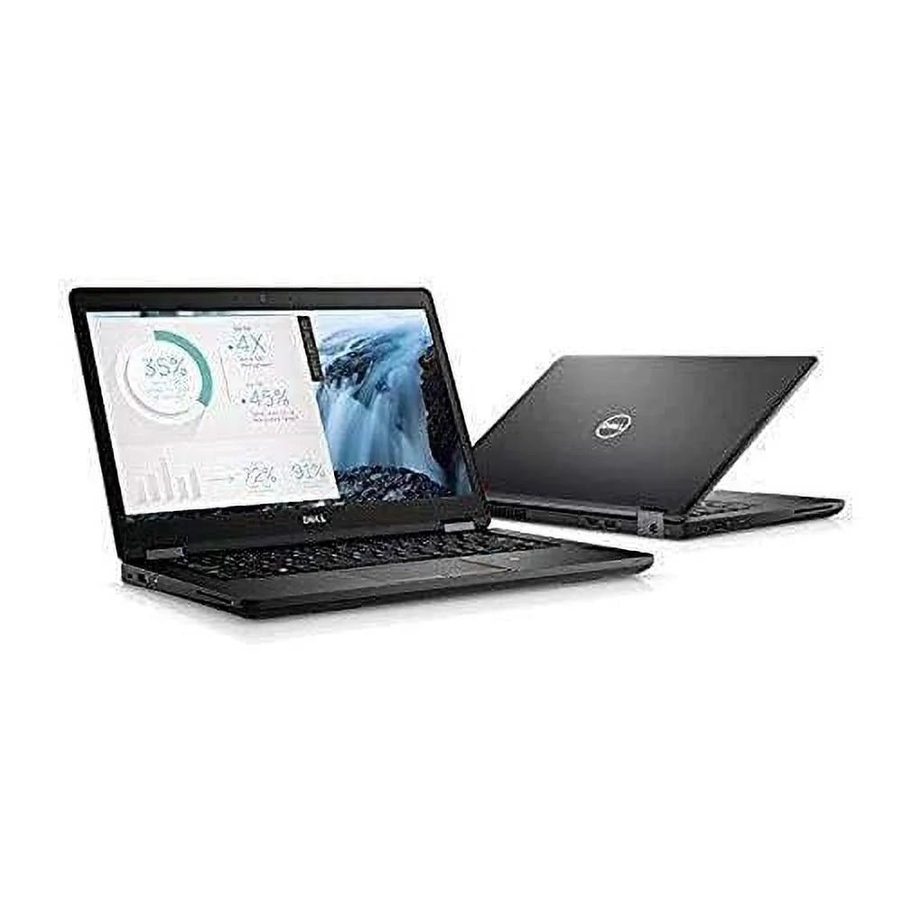 Dell Latitude 5480 Intel Core i5-6300U X2 2.4GHz 8GB 128GB SizeSizeD 14", Black (Certified used)