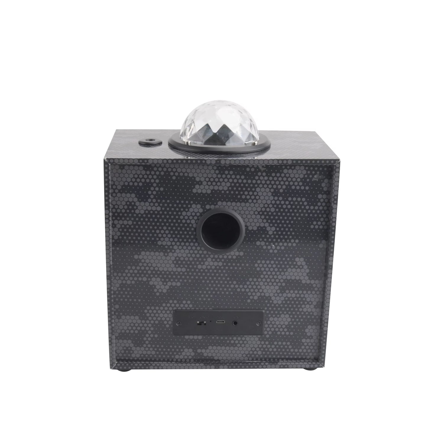 Black Camo Beat Box - Bluetooth Sizepeaker with Laser Lights - (WE-BEAT BOX-BLK CAMO)