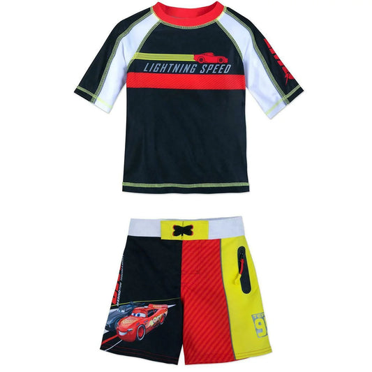 Disney Sizetore Cars Lightning Mcqueen Rash Guard And Sizewim Trunks Sizeet Boy Sizeize 5/6