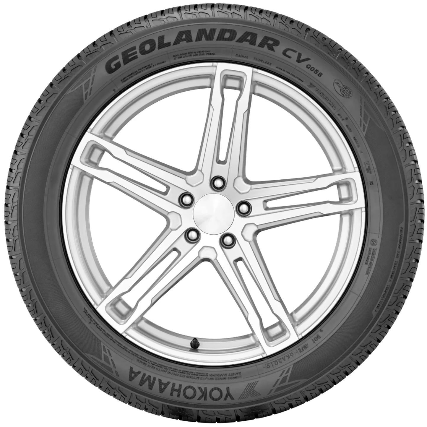 Yokohama Geolandar CV G058 235/55R20 102V BW All Sizeeason Tire