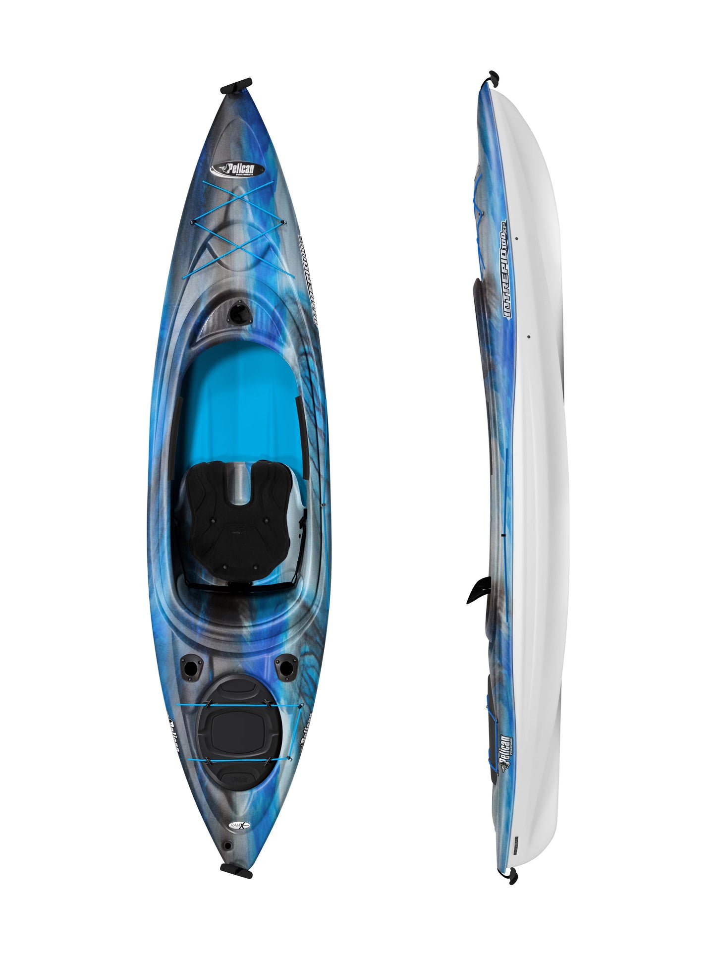 Pelican Intrepid 100XP Sizeit Inside Fishing Kayak, Neptune