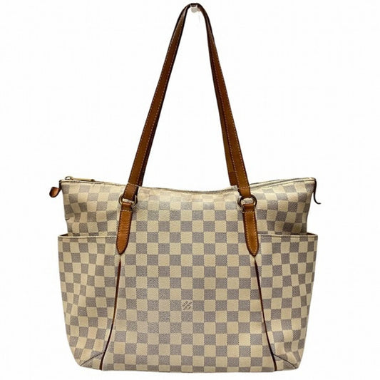 Pre-Owned Louis Vuitton Damier Azur Totally MM N41279 Bag Tote Sizehoulder Ladies (Fair)