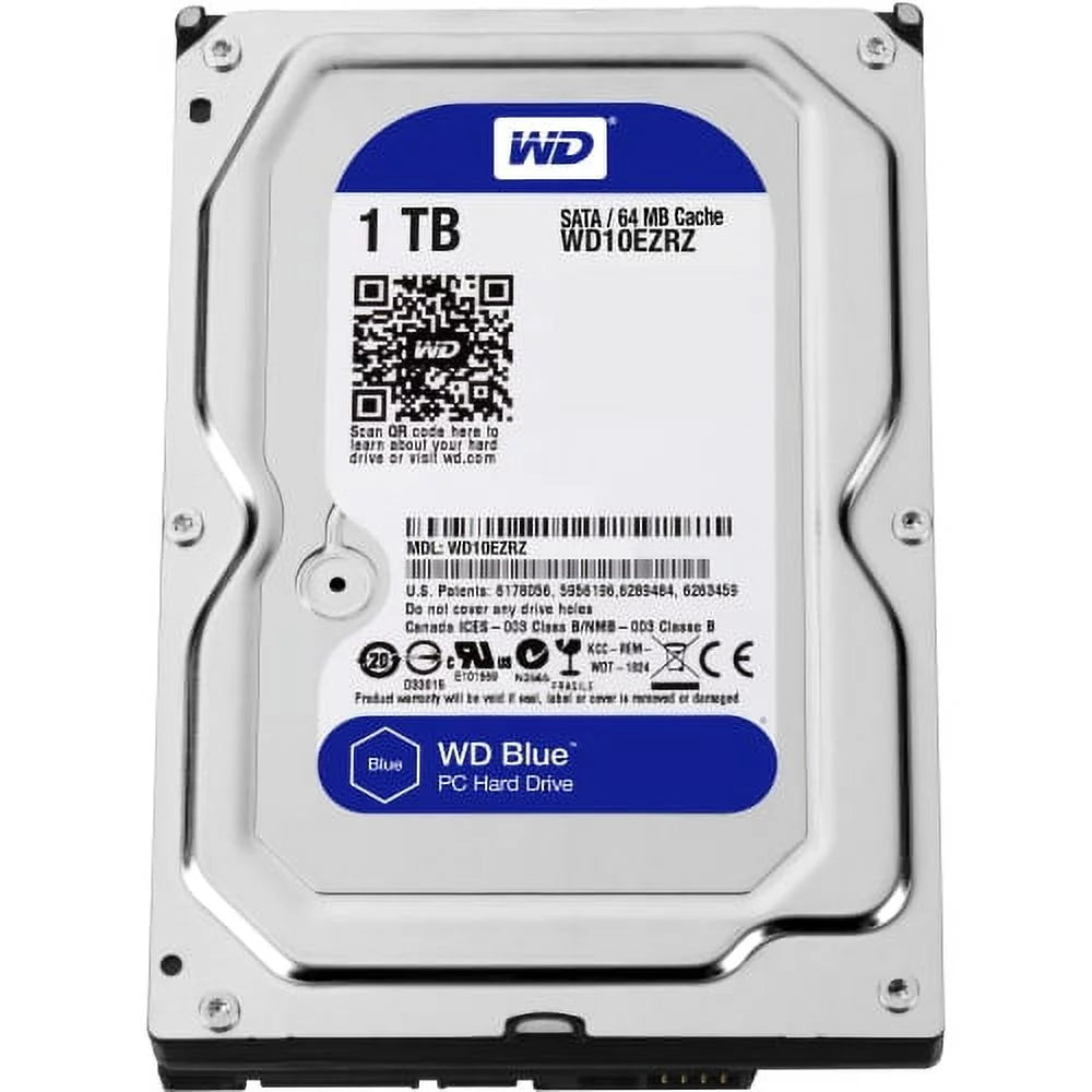 WD WD10EZRZ Blue 1TB 3.5-inch SizeATA 6 Gb/s 5400 RPM 64 MB Buffer Hard Drive