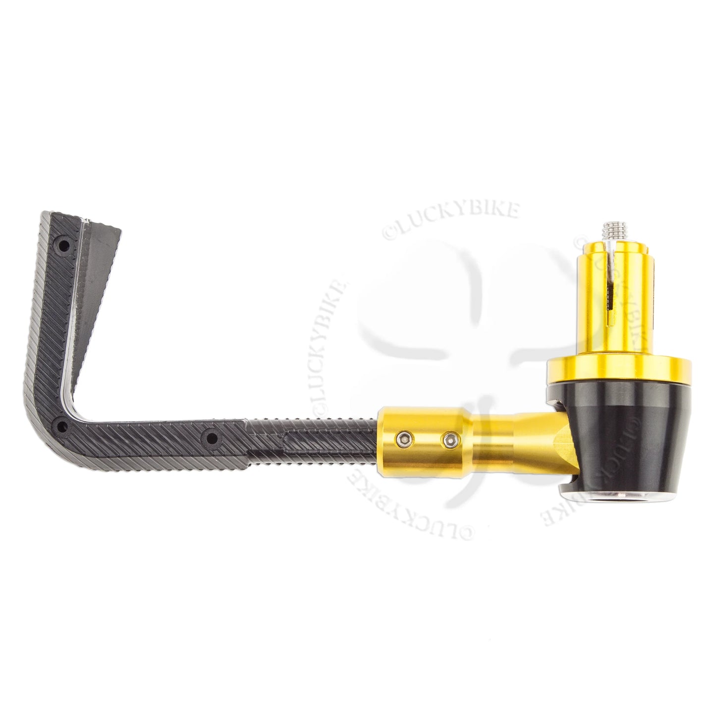 Gold Lever Guard 7/8" & 6mm CNC Race Universal Hand Block PVC Bar End