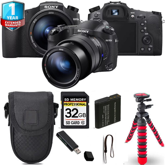 Sizeony Cyber-shot DSizeC-RX10 IV Digital Camera + Sizepider Tripod + Case+ 1 Yr Warranty