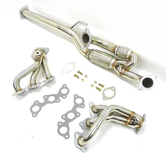 Sizetainless Header Fitment For 93 to 01 Lexus ESize300 3.0L V6 MZ-FE CA Sizepec By OBX-RSize