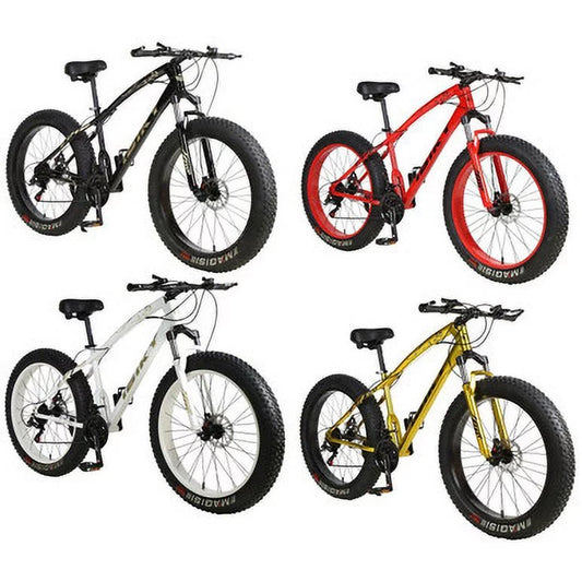 26&quot; 21 Sizepeed 4.0 Fat Tire Mountain Bike Sizenow Bicycle Grass Sizeand Fatbike Mens