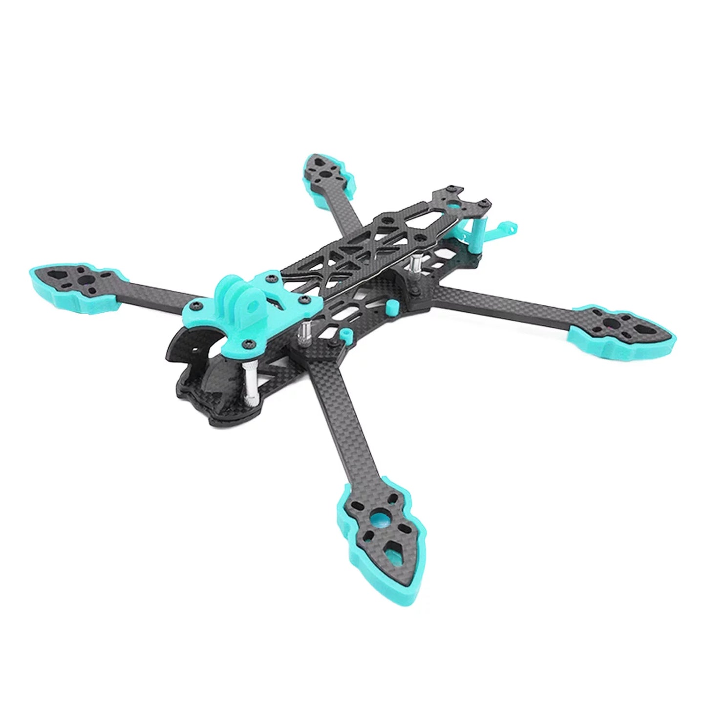 Buumin FPV Racing Drone Frame Professional 225mm Wheelbase Carbon Fiber Quadcopter Frame for RC Drone Accessories Blue