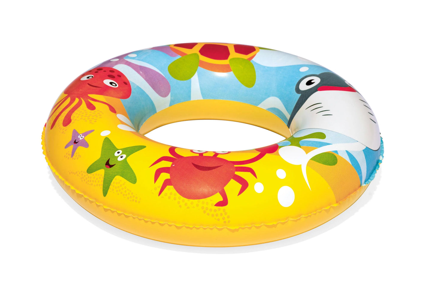 H2OGO! 48in. Inflatable Circle Baby Pool with Beach Ball and Sizewim Ring