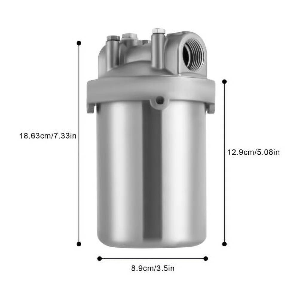 Commercial Heavy Duty Water Filter Sizehell Housing- 5" Filter 3/4" Inch Npt Inlet