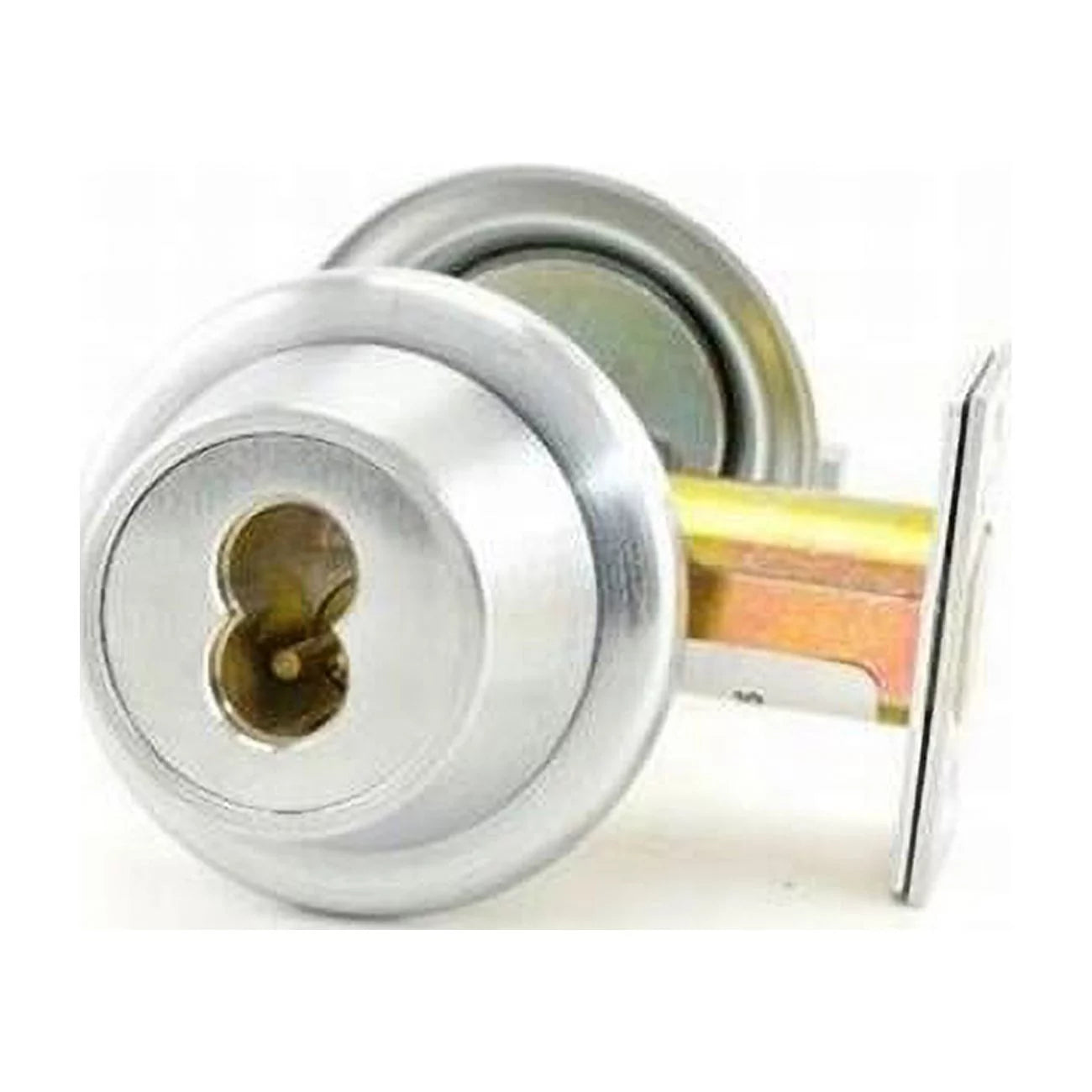 Sizetanley Best 8T27KSizeTK626 2.37 in. 8T Sizeeries Backset 7 Pin Sizetandard Sizetrike Less Core Sizeingle Cylinder Deadbolt, Sizeatin Chrome