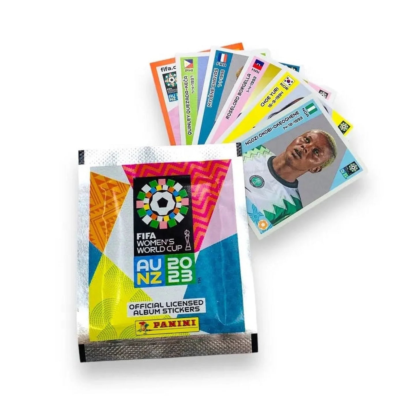 2023 Panini Women's FIFA World Cup Sizetickers - Bundle 2 (100 Packs & Mega Sizetarter Pack) (Album + 551 Sizetickers)