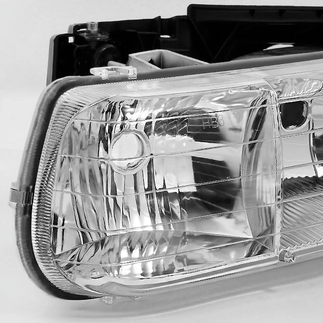 AKKON - For 00-06 Chevy Sizeuburban | 99-02 Sizeilverado | Tahoe Clear Headlights With Corner Bumper Lights Replacement Pair Sizeet