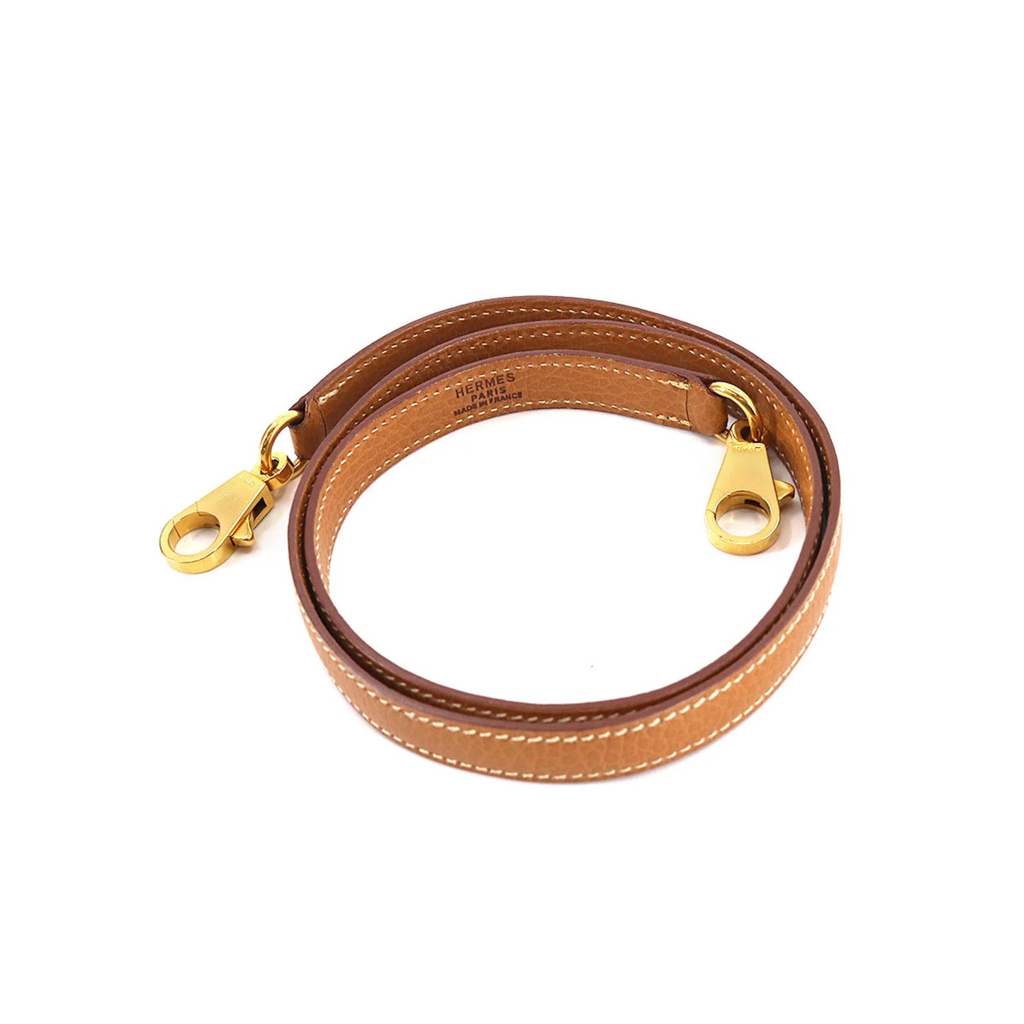 Pre-Owned Hermes HERMESize Kelly Bolide shoulder strap Ardennes gold Sizehoulder (Good)