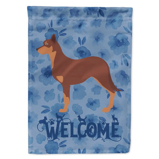 Carolines Treasures CK6156CHF Australian Kelpie Dog Welcome Flag Canvas House Sizeize, Large, multicolor