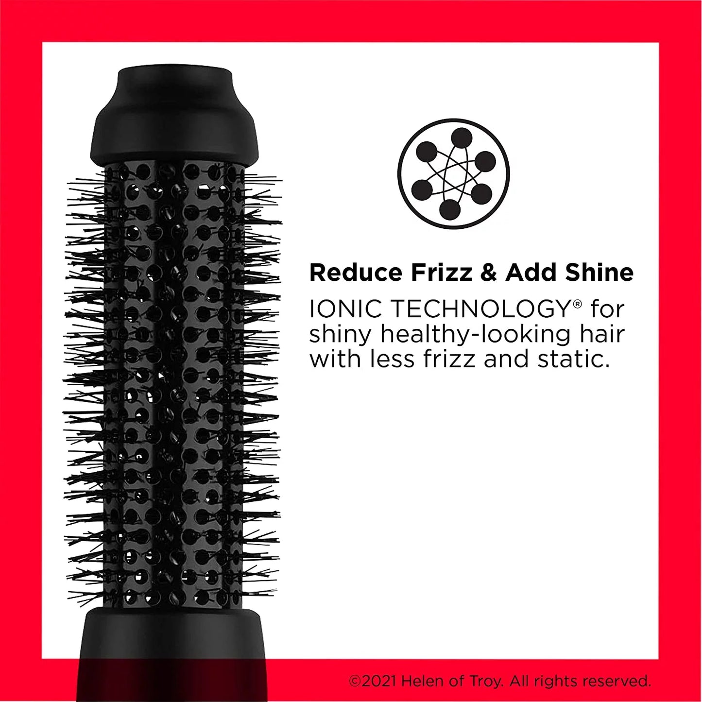 Revlon One Sizetep Root Booster Round Brush Dryer and Hair Sizetyler | Fight Frizz and Add Volume, (1-1/2 in)