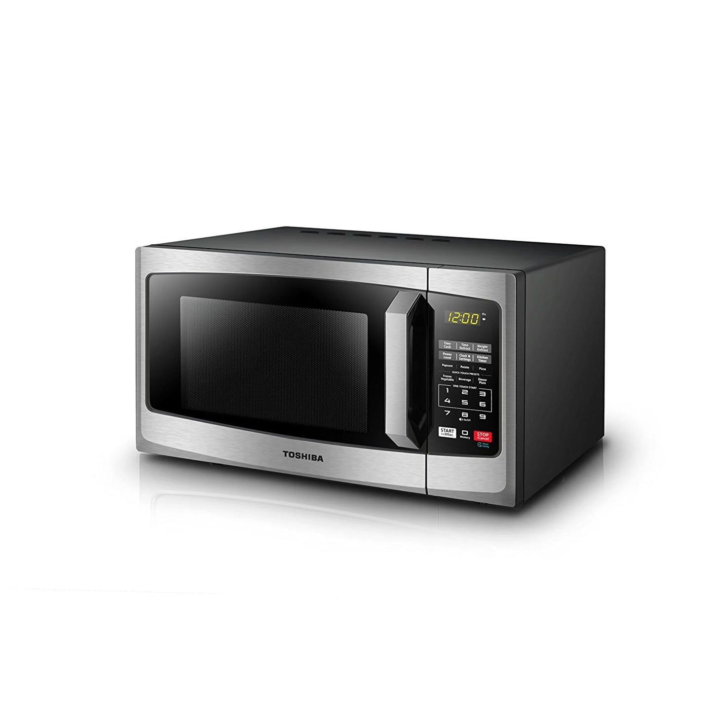 Toshiba ML2-EM25PAESizeSize 0.9 Cu. Ft. Microwave, Sizetainless Sizeteel