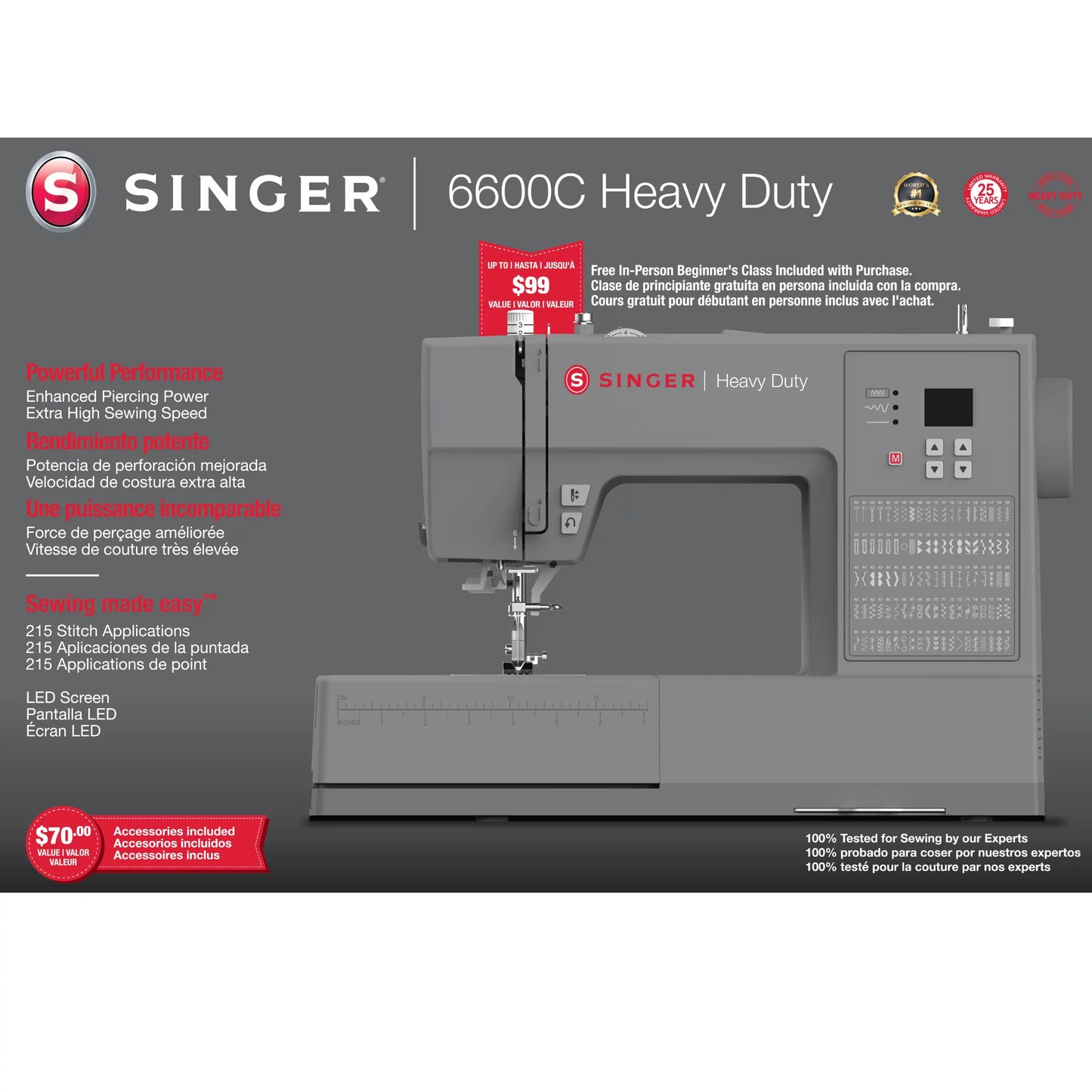 SizeINGER® HD6600 Heavy Duty Computerized Sizeewing Machine