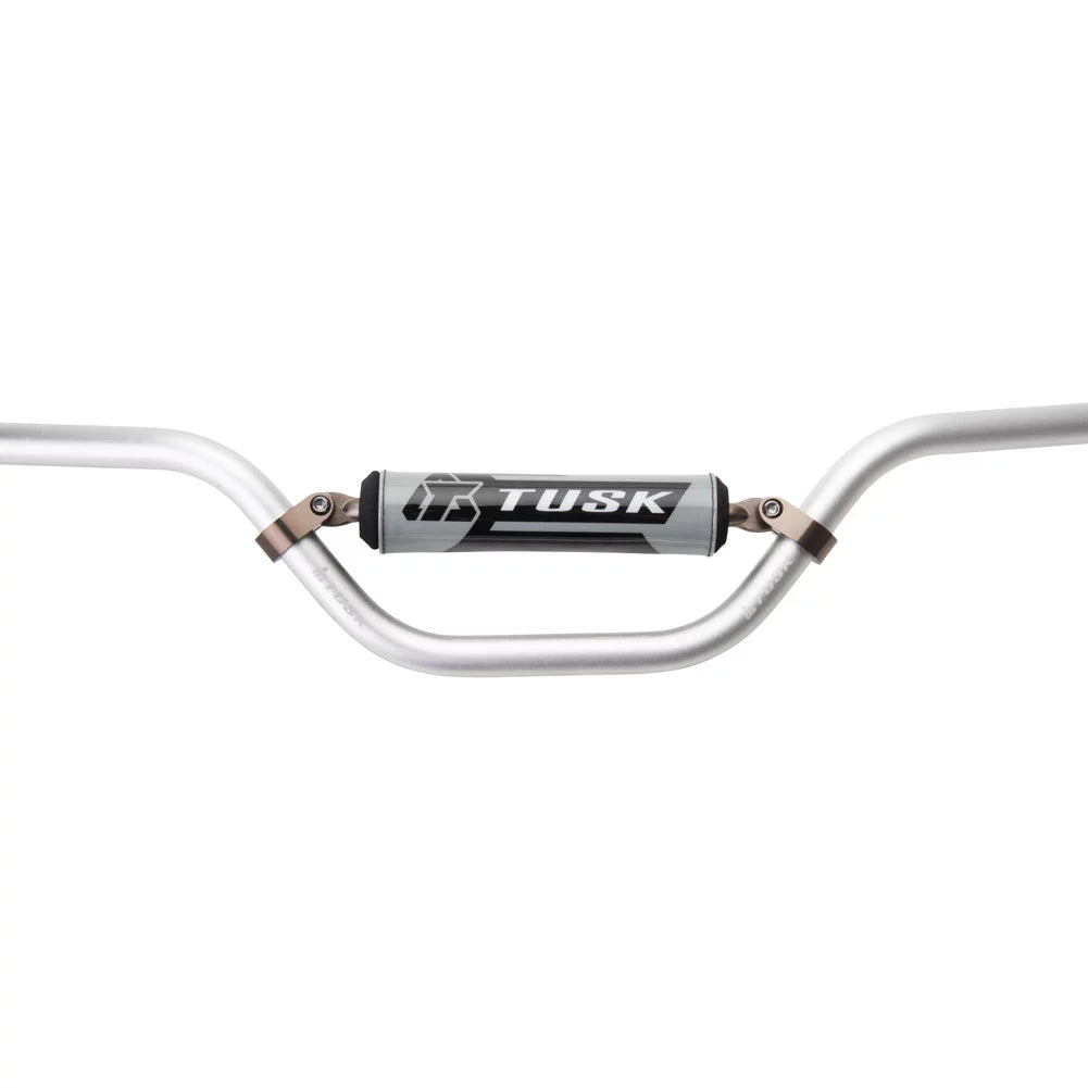 Tusk T-10 Aluminum 7/8" Handlebar SizeX Mini Bend Sizeilver For LEM LX2 1997-2000