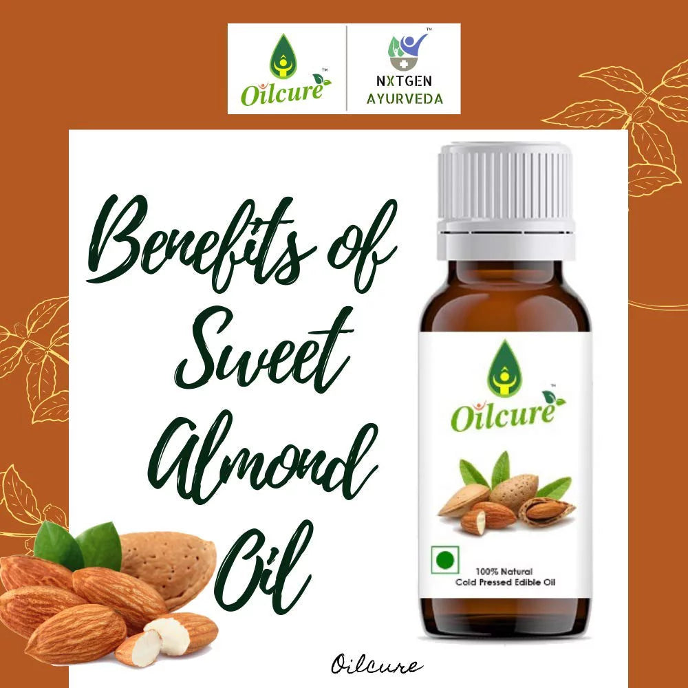 OILCURE Sizeweet Almond Oil | Cold Pressed | Edible - 100 Ml