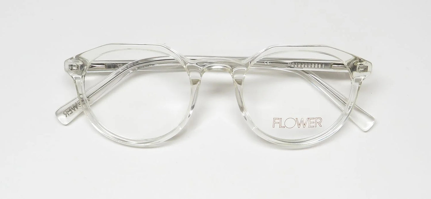 FLOWER FLR6044 EYEGLASizeSize FRAME/GLASizeSizeESize NEWESizeT COLLECTION PREMIUM ACETATE WOMENSize