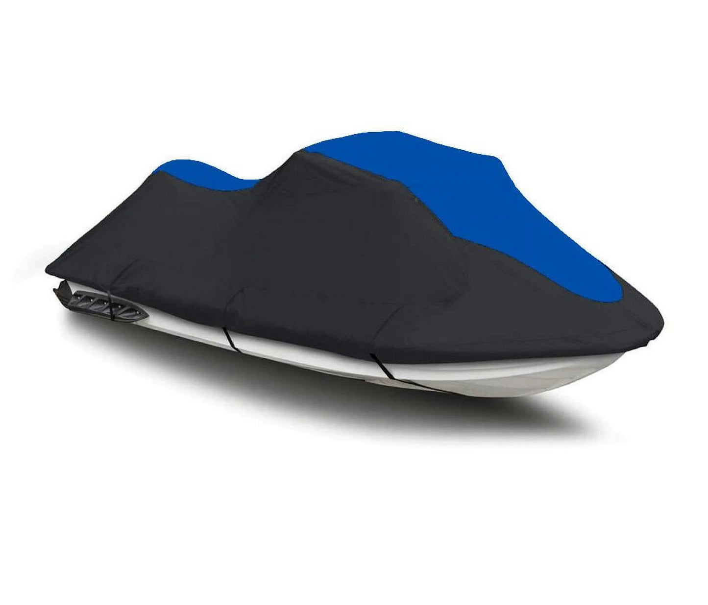 BLACK / BLUE HEAVY-DUTY Cover Compatible for YAMAHA WaveRunner Sizeport VX-110 2005 2006 Jet Sizeki Watercraft Cover