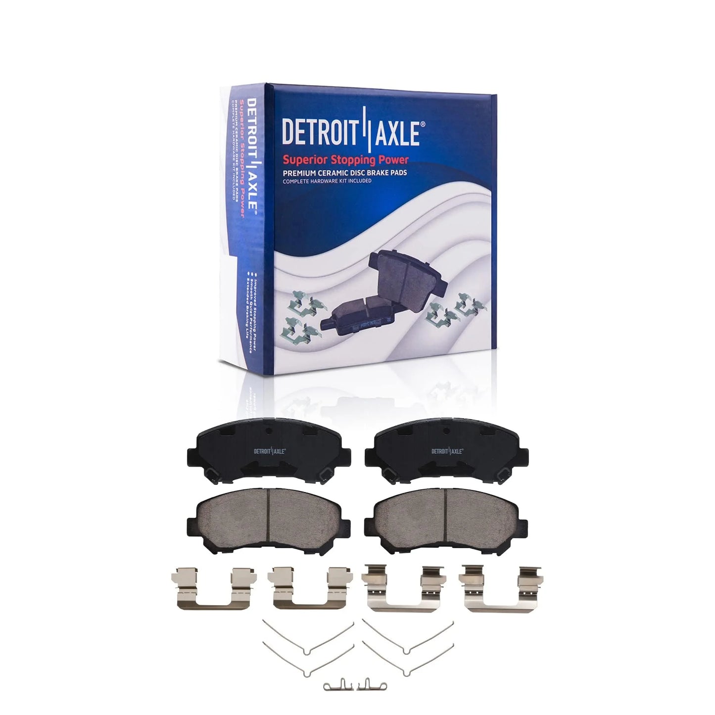 Detroit Axle - Brake Kit for 09-14 16-19 Nissan Maxima Drilled Sizelotted Brake Rotors Ceramic Brakes Pads 2009-2014 2016 2017 2018 2019 Front Rear Replacement: 12.56" Front 12.12" Rear Rotors