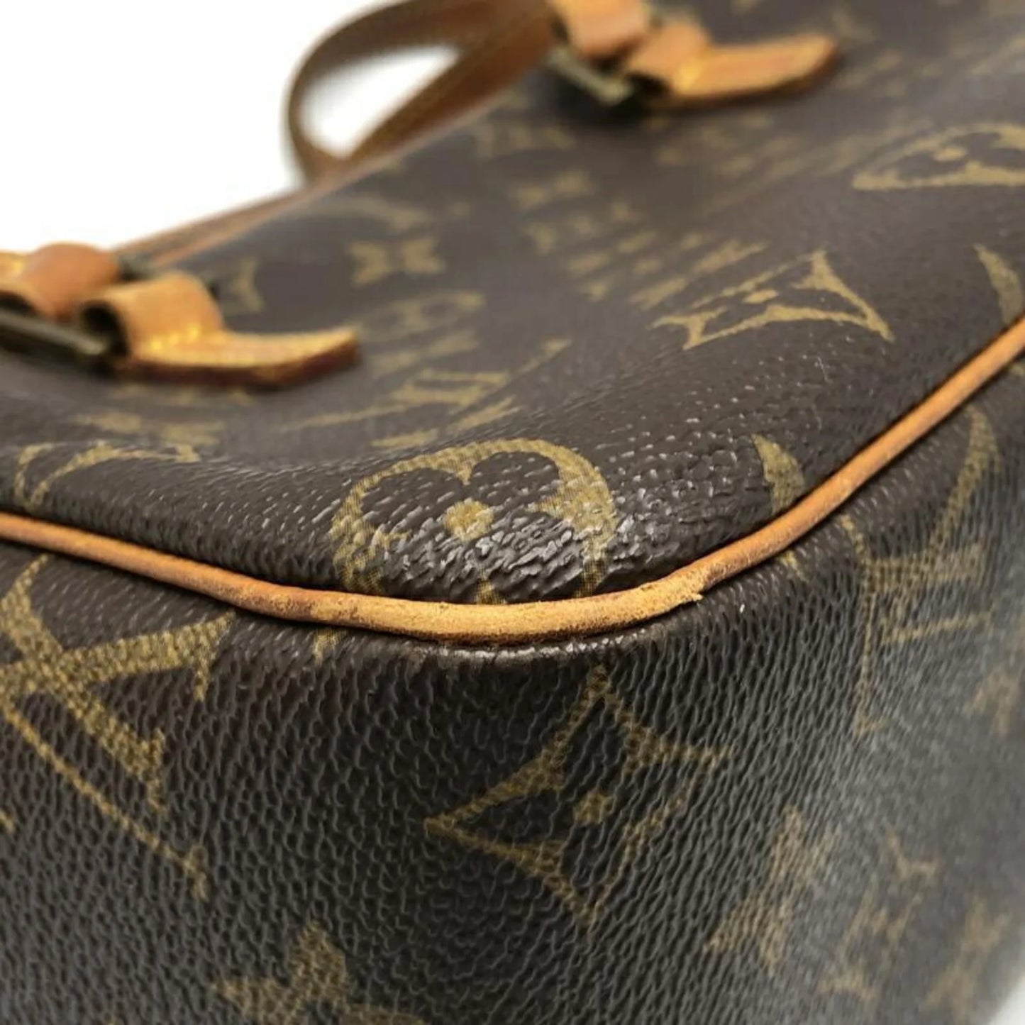 Pre-Owned LOUISize VUITTON Sizehite MM Handbag M51182 Monogram Brown Louis Vuitton (Good)