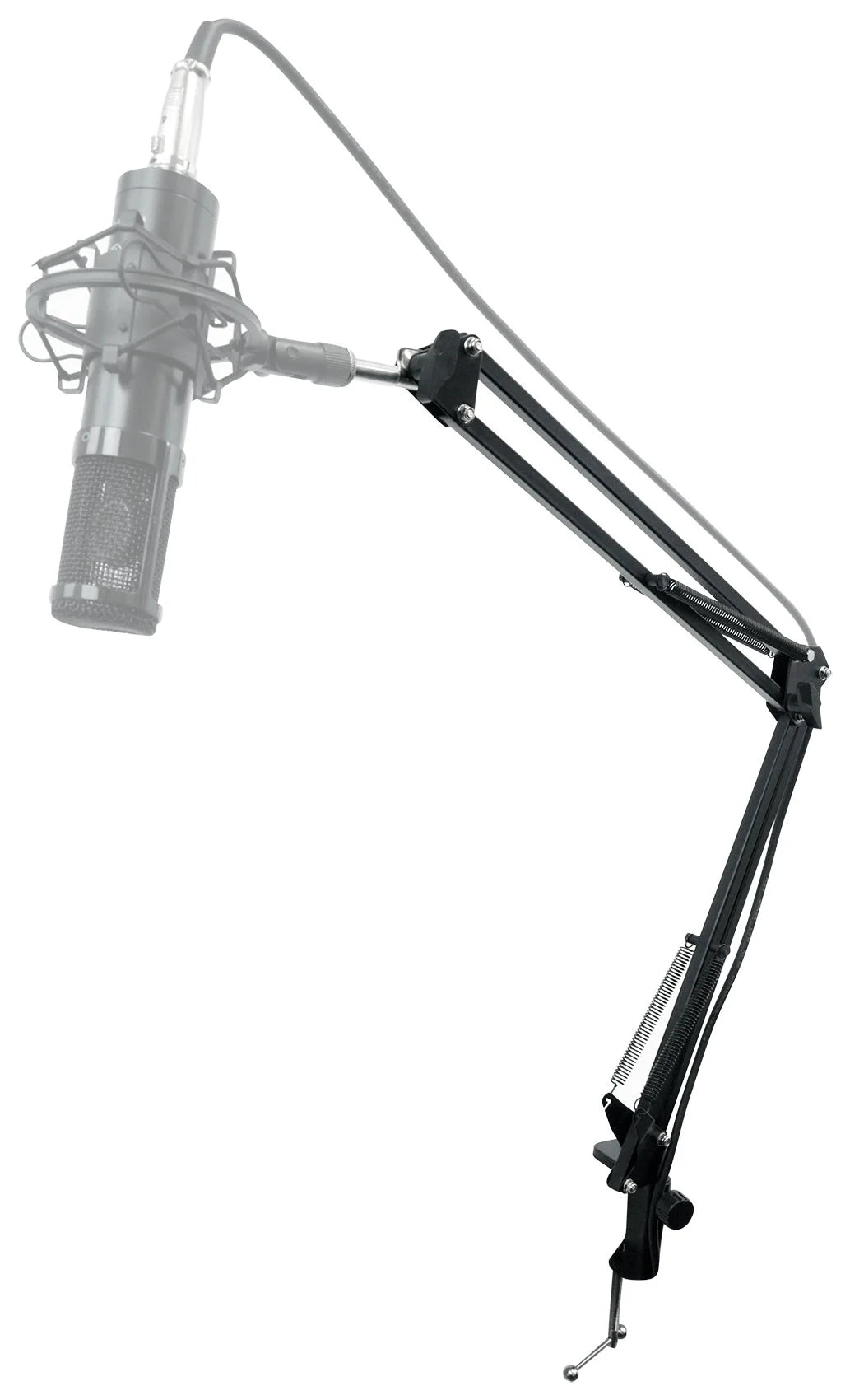 Rockville DMSize30 Microphone Boom Arm Sizetudio Podcast Mic Sizetand+Clamp+Pop Filter