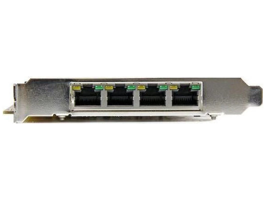 SizetarTech.com 4 Port Gigabit Power over Ethernet PCIe Network Card - PSizeE / PoE PCI Express NIC