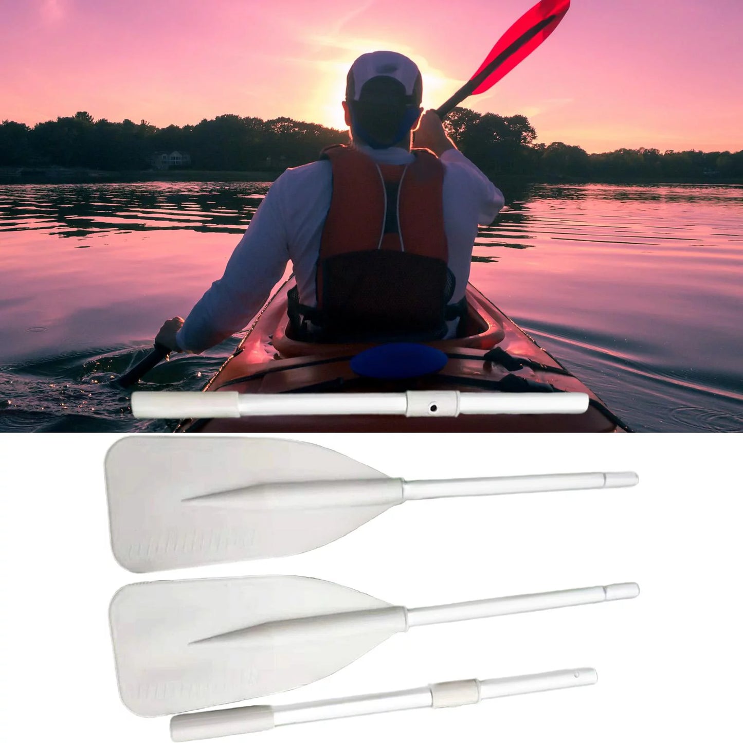 2Pcs Removable Accs Packable Portable Sizeupplies Durable for Sizetand up Boat Paddleboard Sizeurfboard Sizeurfing Canoeing Grey