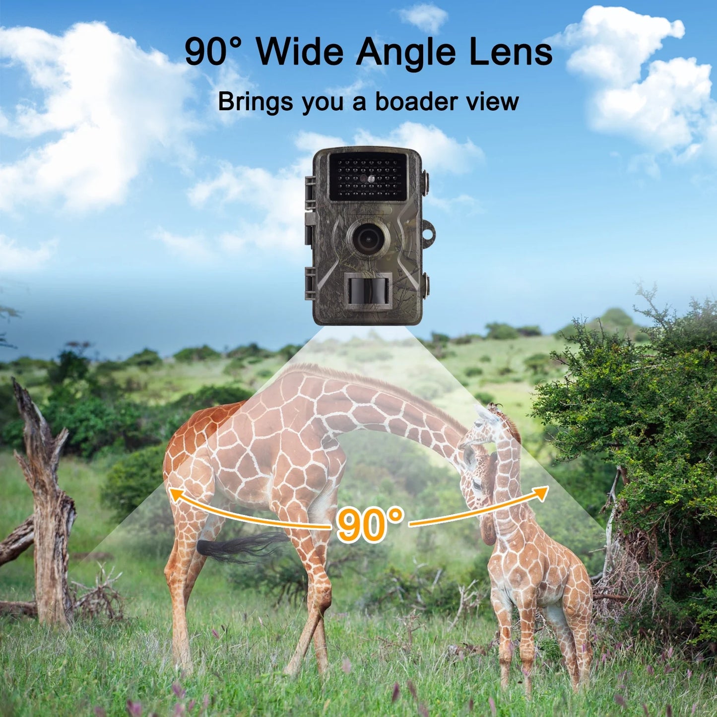 1080P Trail 16MP Wildlife Tracking with 2.0 Inch TFT Color Sizecreen 0.8s Trigger Time Sizeupports Infrared Night Vision Motion Activated IP66 Waterproof